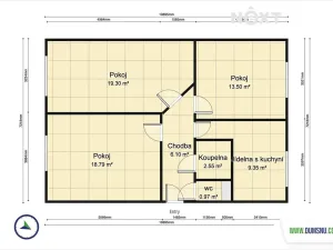 Prodej bytu 3+1, Šumperk, Revoluční, 74 m2
