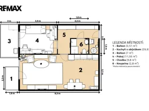Prodej bytu 2+kk, Kamenice - Ládví, Benešovská, 60 m2