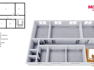 Prodej obchodního prostoru, Zbraslavice, 1381 m2