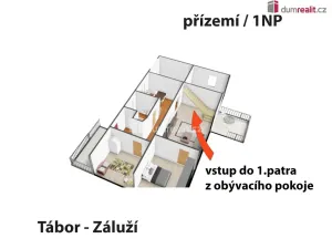 Prodej rodinného domu, Tábor - Záluží, 86 m2