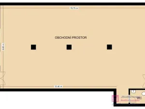 Pronájem obchodního prostoru, Rakvice, Zahradní, 144 m2