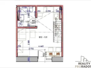 Pronájem bytu 1+kk, Brno, Hybešova, 22 m2