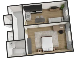 Prodej bytu 2+kk, Praha - Holešovice, U parního mlýna, 46 m2