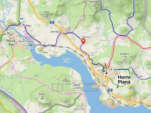Prodej pozemku pro bydlení, Horní Planá - Pernek, Maňava, 1077 m2