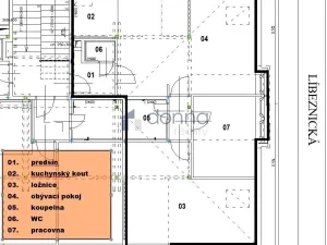 Pronájem bytu 3+kk, Praha, Klapkova, 90 m2