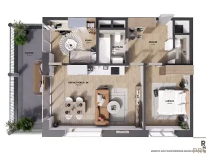 Prodej bytu 3+kk, Praha - Uhříněves, 62 m2