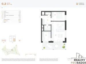 Prodej bytu 3+kk, Praha - Uhříněves, 62 m2