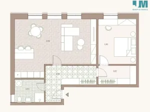 Prodej bytu 2+kk, Býchory, 60 m2