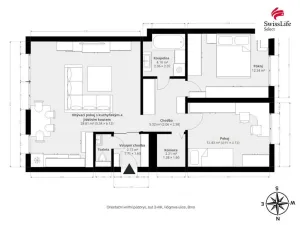 Prodej bytu 3+kk, Brno - Královo Pole, Högrova, 70 m2