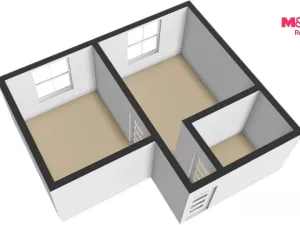Prodej bytu 1+1, Louny, Kosmonautů, 36 m2
