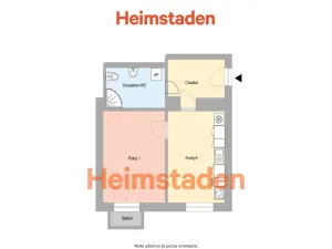 Pronájem bytu 1+1, Ostrava - Poruba, 17. listopadu, 39 m2