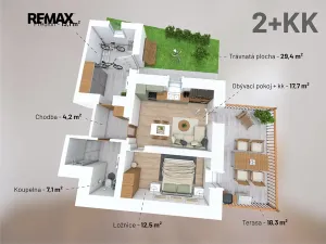 Prodej bytu 2+kk, Svoboda nad Úpou, Nádražní, 54 m2