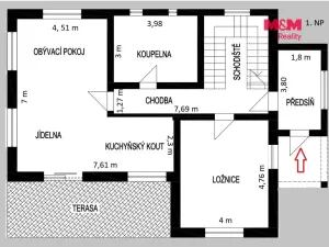 Prodej rodinného domu, Ohařice, 152 m2