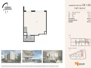 Pronájem obchodního prostoru, Praha - Vysočany, Čerpadlová, 55 m2