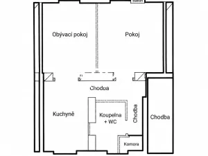 Prodej bytu 2+1, Praha - Běchovice, Do panenek, 56 m2