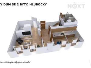 Prodej rodinného domu, Hlubočky, Olomoucká, 100 m2
