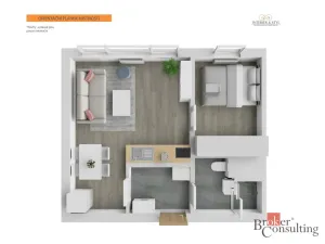 Pronájem bytu 2+kk, Praha - Hlubočepy, Lamačova, 32 m2
