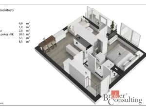 Prodej bytu 2+kk, Mladá Boleslav - Mladá Boleslav II, U stadionu, 40 m2