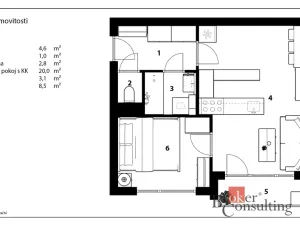 Prodej bytu 2+kk, Mladá Boleslav - Mladá Boleslav II, U stadionu, 40 m2