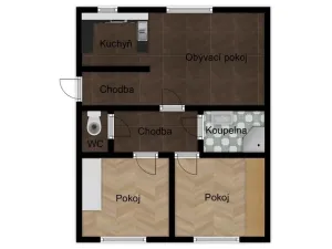 Prodej bytu 3+kk, Kladno, Čermákova, 58 m2