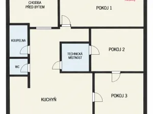 Prodej bytu 4+kk, Malý Újezd - Vavřineč, 73 m2