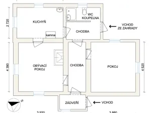 Prodej rodinného domu, Rychvald, Lesnická, 63 m2