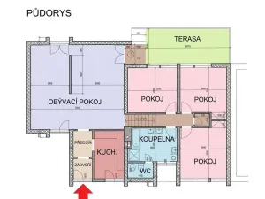 Pronájem bytu 4+1, Praha - Liboc, Brodecká, 116 m2