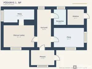 Prodej rodinného domu, Žabeň, 92 m2