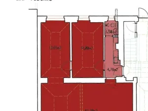 Pronájem obchodního prostoru, Hradec Králové - Pražské Předměstí, Chelčického, 77 m2