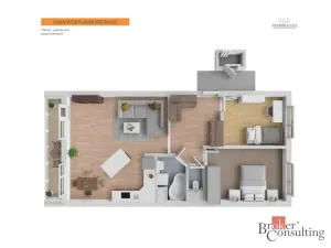 Pronájem bytu 3+kk, Praha - Prosek, Cihlářská, 74 m2