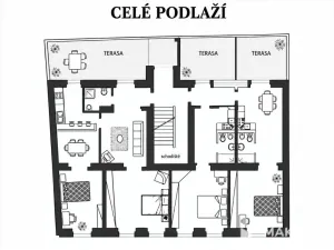 Prodej atypického bytu, Praha - Smíchov, Plzeňská, 190 m2
