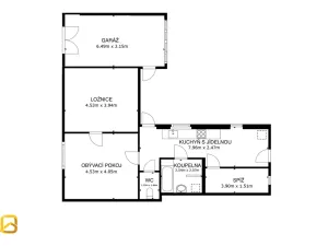 Prodej rodinného domu, Staré Město, Nová čtvrť, 70 m2