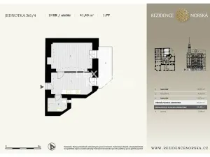 Prodej kanceláře, Praha - Vršovice, Norská, 41 m2