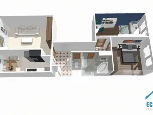 Pronájem bytu 3+1, Praha - Stodůlky, Fantova, 76 m2