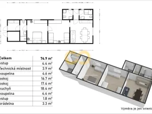 Prodej rodinného domu, Mladošovice, 75 m2