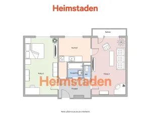Pronájem bytu 3+1, Havířov - Podlesí, Dlouhá třída, 63 m2