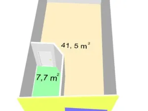 Pronájem skladu, Ostrava - Poruba, Skautská, 48 m2