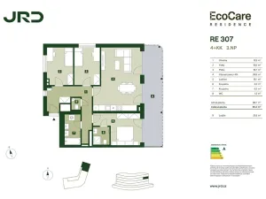 Prodej bytu 4+kk, Praha - Hostivař, Dolnoměcholupská, 96 m2