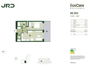 Prodej bytu 2+kk, Praha - Hostivař, Dolnoměcholupská, 45 m2
