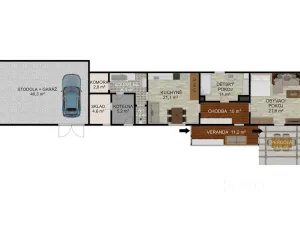Prodej rodinného domu, Albrechtice nad Vltavou, 141 m2