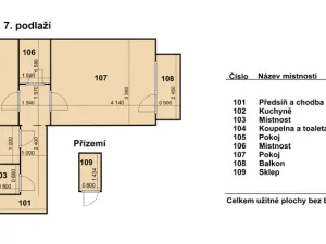 Prodej bytu 2+1, Brno, Žebětínská, 48 m2