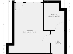 Pronájem bytu 1+kk, Praha - Vysočany, Pod Harfou, 32 m2