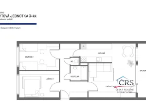 Prodej bytu 3+kk, Praha - Stodůlky, Mezi školami, 77 m2
