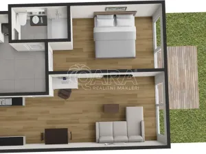 Pronájem bytu 2+kk, Praha - Chodov, Kárníkova, 49 m2