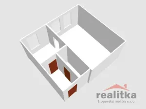 Pronájem bytu 1+1, Opava - Předměstí, Rybářská, 37 m2