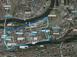 Pronájem bytu 2+kk, Praha - Karlín, U Mlýnského kanálu, 56 m2