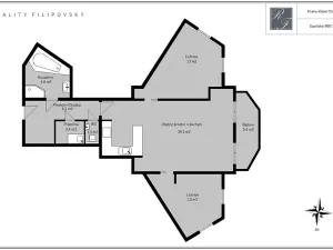 Prodej bytu 3+kk, Praha - Dolní Chabry, Spořická, 84 m2