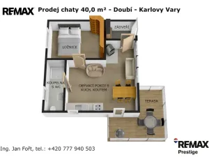 Prodej chaty, Karlovy Vary, 40 m2