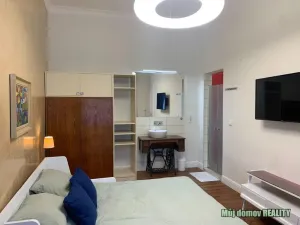 Pronájem bytu 1+kk, Praha - Nové Město, Hálkova, 33 m2