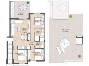 Prodej rodinného domu, San Miguel de Salinas, Alicante, Španělsko, 73 m2